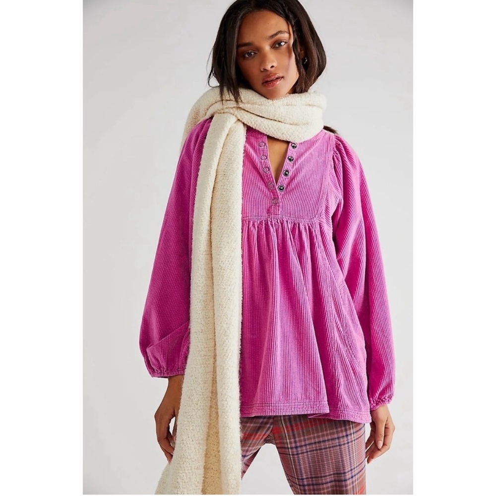 FREE PEOPLE Covered in Cord Tunic NWOT